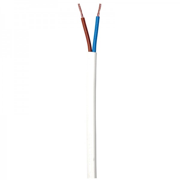 Kabel PP-L 2X0,75 mehkožilni bel
