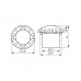 Svetilka talna LED 1W ROGER DL-12