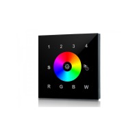 Daljinski upravljalnik - SLD RGB/W RF 2820 1 cona 4 scene stenski črn