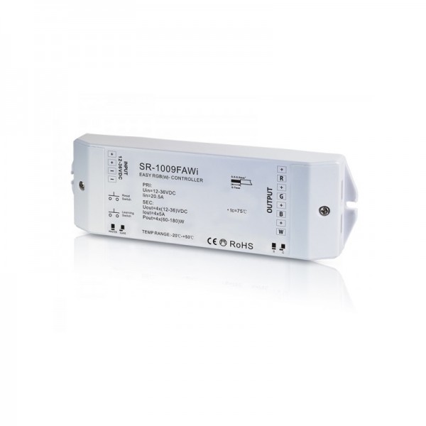 LED krmilnik RGB(W) - SLD RF/WiFi 1009FAWi 12-36V DC 4x5A