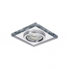 Svetilka vgradna fiksna MORTA CT-DSL50-SR kvadratna srebrna