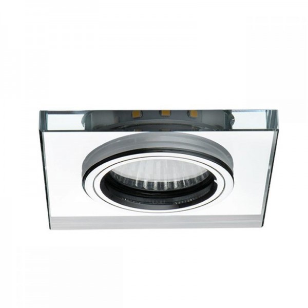 Svetilka vgradna fiksna kvadratna SOREN L-SR WW 3,6W 210lm 3000K GU10