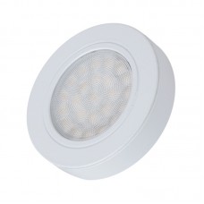 LED pohištvena svetilka OVAL nadgradna 12V DC 2W BELA 3000K + 2m kabla z mini konektorjem