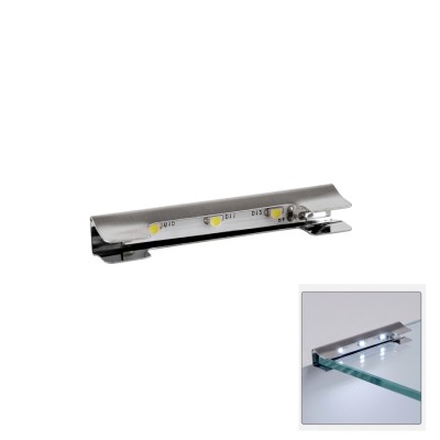 LED svetilka za stekleno polico METAL CLIP 0,25W 6000K, mini konektor - DLP