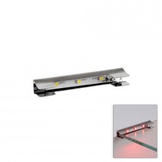 LED svetilka za stekleno polico METAL CLIP 0,25W rdeča, mini konektor - DLP