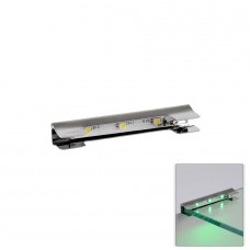LED svetilka za stekleno polico METAL CLIP 0,25W zelena, mini konektor - DLP