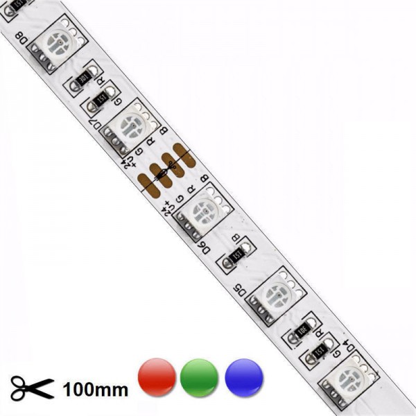 LED trak 12V 7,5W RGB CNP-DL PREMIUM 5m/R 30 LED/m IP45