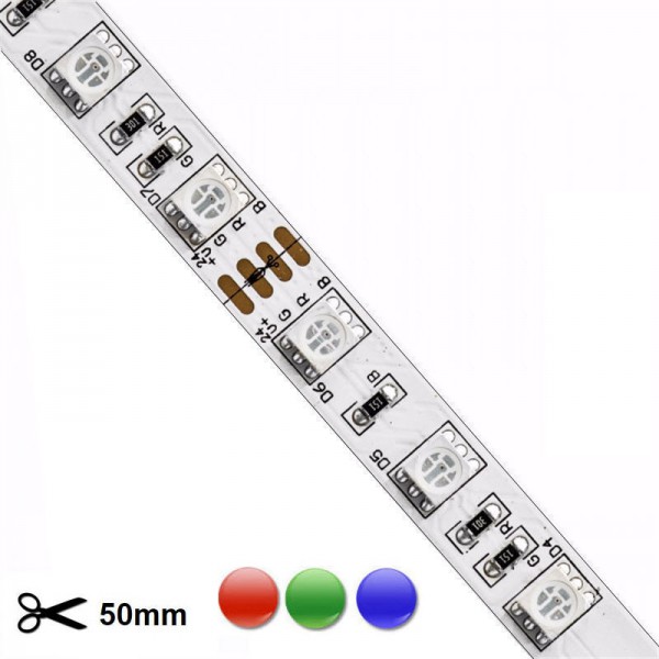 LED trak 12V 15W RGB CNP-DL 5m/R 60 LED/m IP20