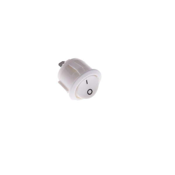 Stikalo vgradno mini W11, 22 mm okroglo belo