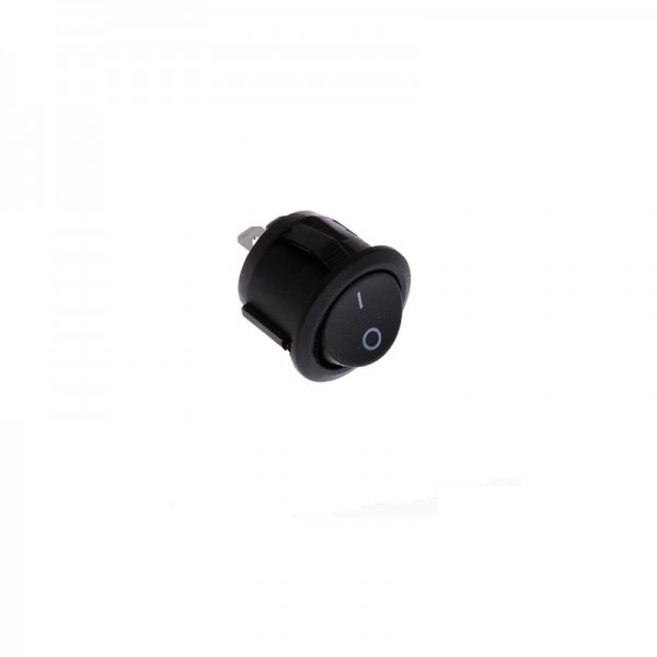 Stikalo vgradno mini W11, 22 mm okroglo črno