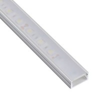 1407 DL alu LED profil LINE MINI siv brez pokrova