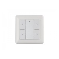 Stenski daljinski upravljalnik SR 2853 K4 2 kanala GLASS bel