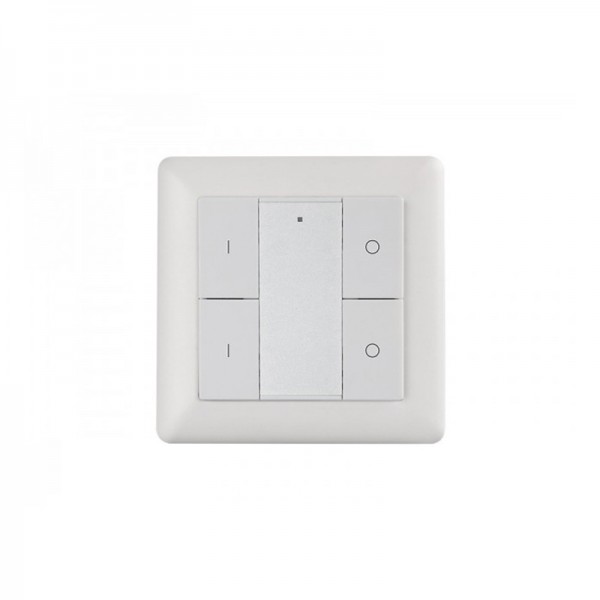 Stenski daljinski upravljalnik SR 2853 K4 2 kanala GLASS bel