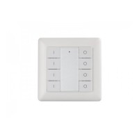 Stenski daljinski upravljalnik SR 2853 K8 4 kanali GLASS bel