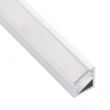1416-3 DL kotni alu LED profil TRILINE MINI 3m bel brez pokrova