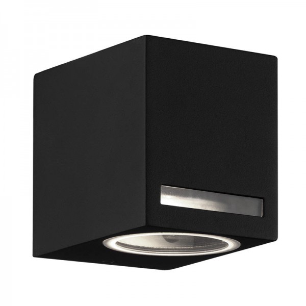 Svetilka za fasade LED-Ready KV FOREST D GU10 IP54 črna