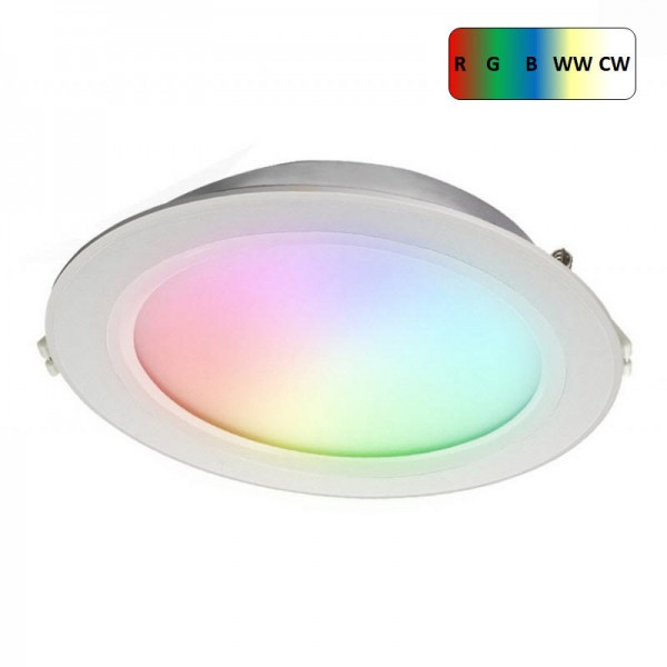Vgradni downlight panel F066 12W RGB + CCT