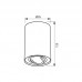 Svetilka stropna LED ready TOLEDO OKR GU10 BELA
