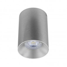 Svetilka stropna LED ready NEVILS OKR GU10 brušen aluminij