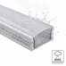 1809 AS alu LED profil vodoodporen siv brez pokrova
