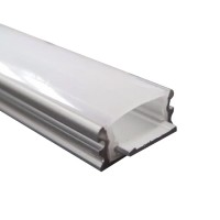 1809 AS alu LED profil vodoodporen siv brez pokrova