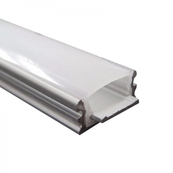 1809 AS alu LED profil vodoodporen siv brez pokrova