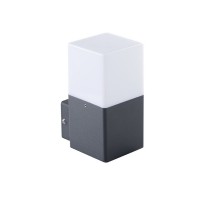 Svetilka za fasade LED-Ready VADRA 16L-UP E27 IP54 antracit