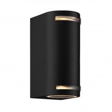 Svetilka za fasade LED-Ready OK FOREST 2-C 2XGU10 IP54 črna