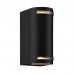 Svetilka za fasade LED-Ready OK FOREST 2-C 2XGU10 IP54 črna