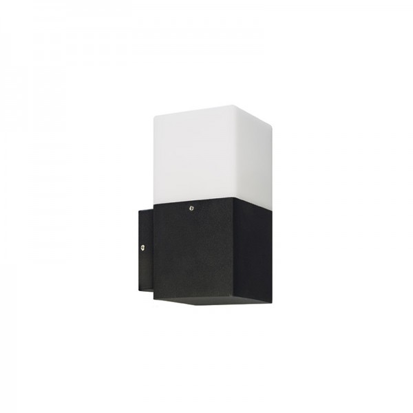 Svetilka za fasade LED-Ready KV GRYF D E27 IP44 črna