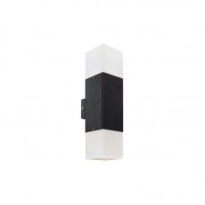 Svetilka za fasade LED-Ready KV GRYF 2-D 2xE27 IP44 črna