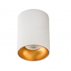 Svetilka stropna LED ready RITI GU10 W/G bela/zlata