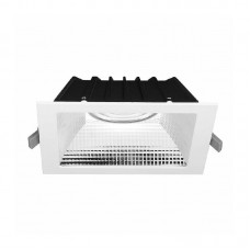 Svetilka vgradna Downlight Insaver Slim 20W S U19 IP44 2250lm 3000K SQUARE