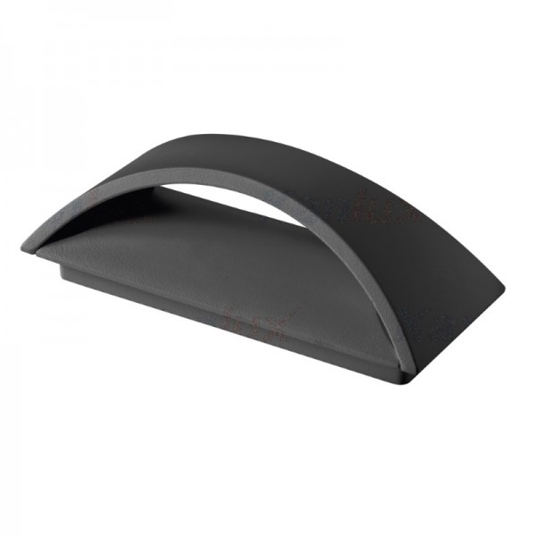 Svetilka za fasade LED 8W 140lm 4000K BISO EL-GR ovalna grafit