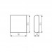 Svetilka za fasade LED GARTO LED EL 8W-GR grafit