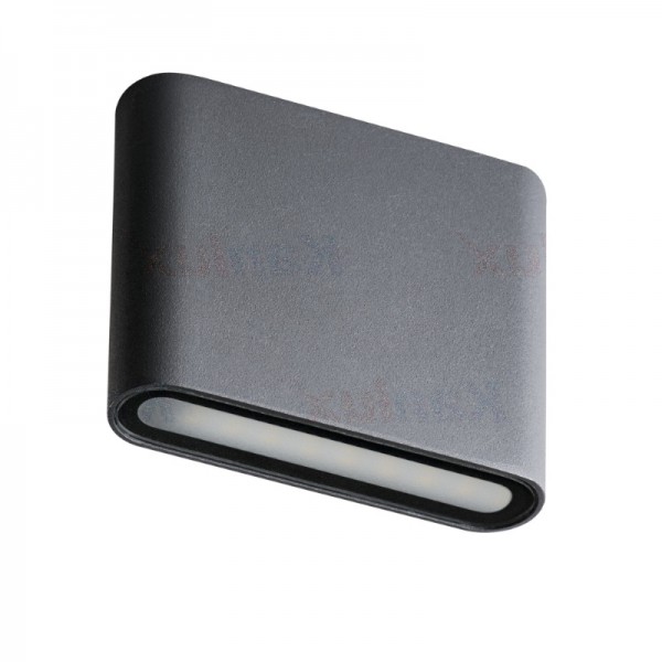 Svetilka za fasade LED GARTO LED EL 8W-GR grafit