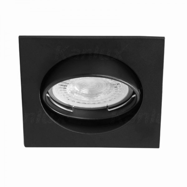 Svetilka vgradna gibljiva NAVI CTX-DT10-B kvadratna črna