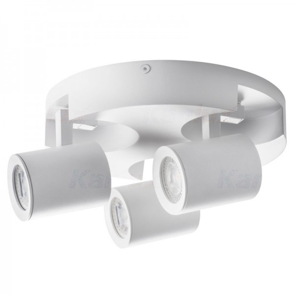 Svetilka stropna LED ready LAURIN EL-3O W GU10 bela