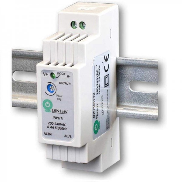 LED napajalnik DIN CV 12V 15W IP20 