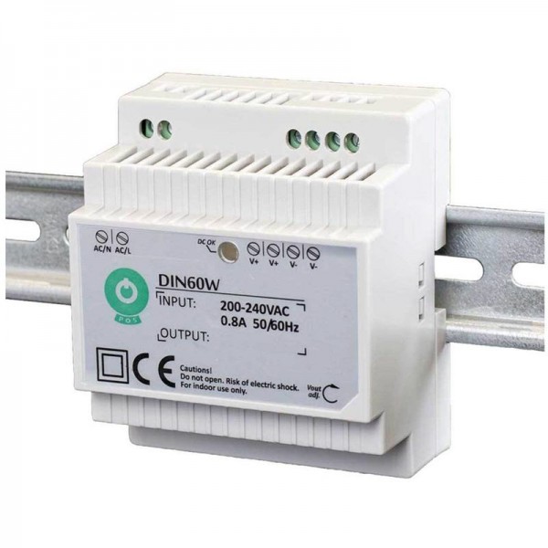 LED napajalnik DIN CV 12V 60W IP20 