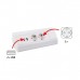 Pohištvena kotna vtičnica CORNER BOX 2xšuko + 2xUSB s kablom 1,8m bela