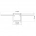 5413 DL alu LED profil PLASTER SLIM-2 siv s pokrovom mat 11,5mm 5413 DL alu LED profil PLASTER SLIM-2 siv s pokrovom mat 11,5mm