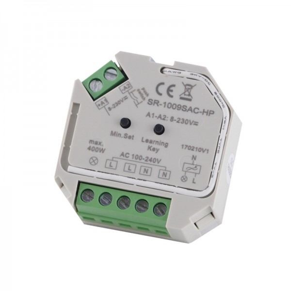 LED dimer stikalo - SLD RF 1009SAC-HP Triac dim RF sprejemnik 100-240V 200W 1Ch