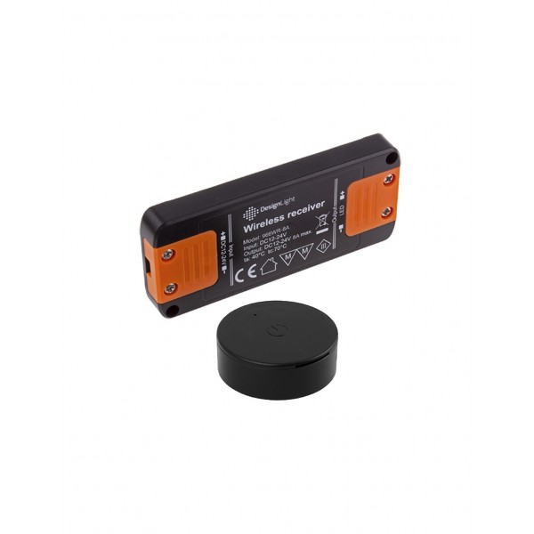 Stikalo zatemnilno SET OLI krmilnik + senzor na dotik 12-24VDC, max 8A, črn senzor