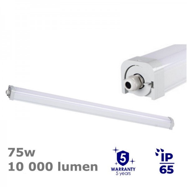 Svetilka industrijska LED 75W 10000lm 4000K TP STRONG PC 1500 IP65