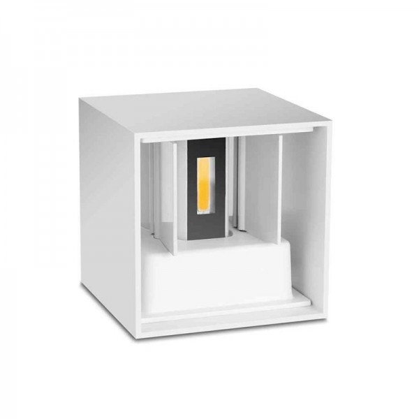 Svetilka za fasade LED 12W 1320lm 3000K OPTA L kvadratna bela