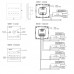 LED daljinski upravljalnik stenski panel DIMM 0-10V L4 4 cone 230V bel