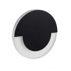 Svetilka stenska vgradna LED SOLA 0,8W 13lm NW 12V DC 4000K črna