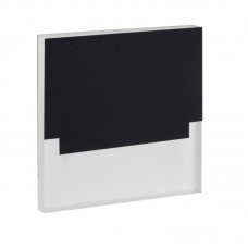 Svetilka stenska vgradna LED SABIK 0,8W 13lm WW 12V DC 3000K črna