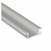 2311 LP vgradni alu LED profil siv brez pokrova